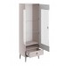 Распашной шкаф с витриной (1-дверный) Фарго (Льняной) Распашной шкаф с витриной (1-дверный) Фарго (Льняной)